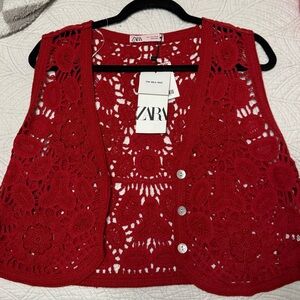ZARA Crochet Vest